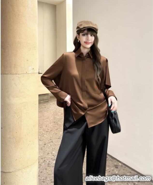 Classic Promotional Loewe Shirt L093048 Brown 2026