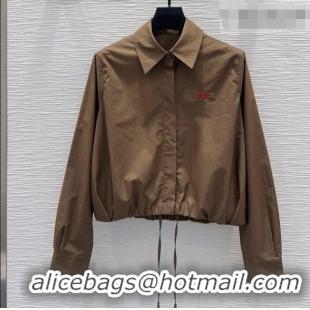 Spot Bulk Loewe Cotton Shirt L093050 Brown 2026