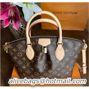Classic Discount Louis Vuitton Monogram Canvas Boetie Metal Zipper Tote Bag PM M45986