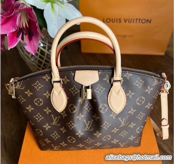 Classic Discount Louis Vuitton Monogram Canvas Boetie Metal Zipper Tote Bag PM M45986