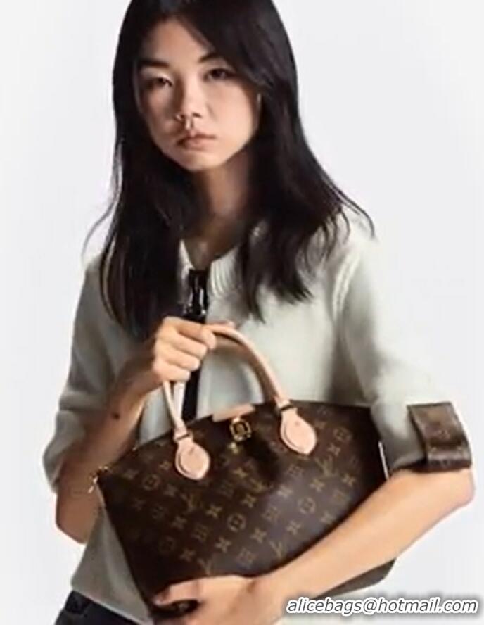Classic Discount Louis Vuitton Monogram Canvas Boetie Metal Zipper Tote Bag PM M45986