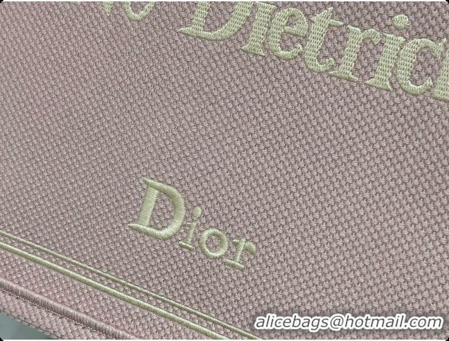 Best Price Dior Small Book Tote with Strap in Pink No Dior No Dietrich Embroidery D100739 2026
