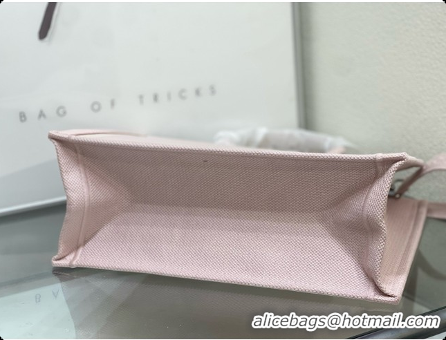 Discount Dior Medium Book Tote with Strap in Pink No Dior No Dietrich Embroidery D100740 2026
