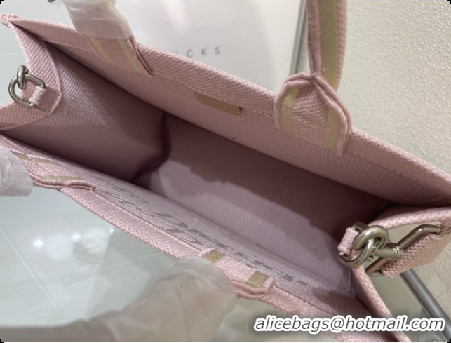 Discount Dior Medium Book Tote with Strap in Pink No Dior No Dietrich Embroidery D100740 2026