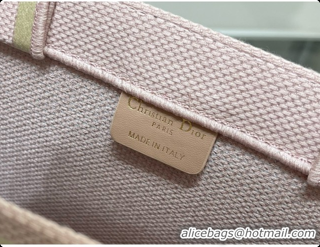 Discount Dior Medium Book Tote with Strap in Pink No Dior No Dietrich Embroidery D100740 2026