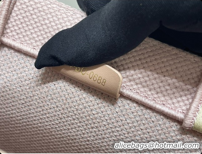 Discount Dior Medium Book Tote with Strap in Pink No Dior No Dietrich Embroidery D100740 2026