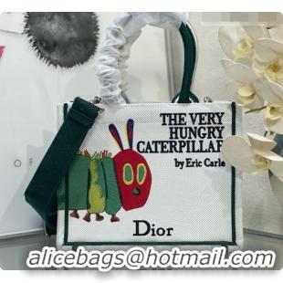 Best Design Dior Small Dior Book Tote with Strap in Multicolor Book Cover Embroidery D100743 2026