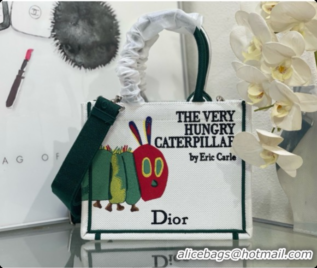 Best Design Dior Small Dior Book Tote with Strap in Multicolor Book Cover Embroidery D100743 2026