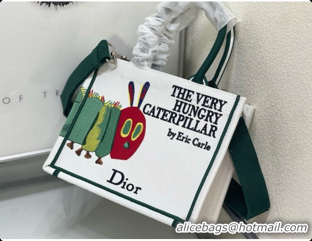 Best Design Dior Small Dior Book Tote with Strap in Multicolor Book Cover Embroidery D100743 2026