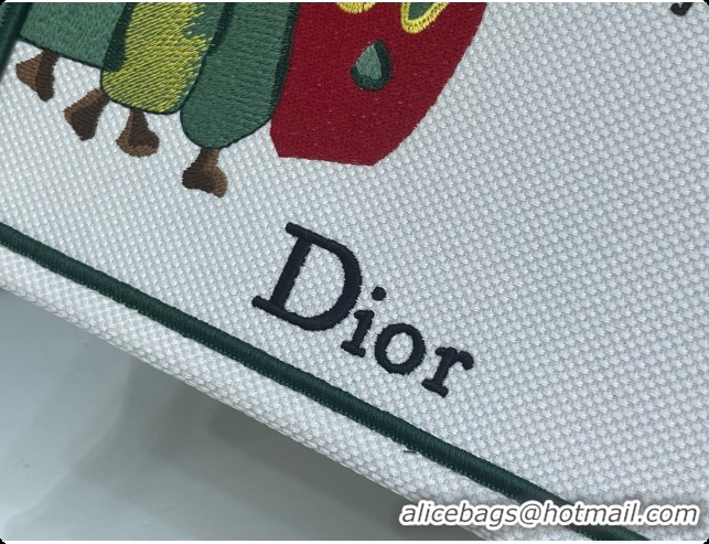 Best Design Dior Small Dior Book Tote with Strap in Multicolor Book Cover Embroidery D100743 2026