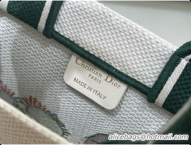 Best Design Dior Small Dior Book Tote with Strap in Multicolor Book Cover Embroidery D100743 2026