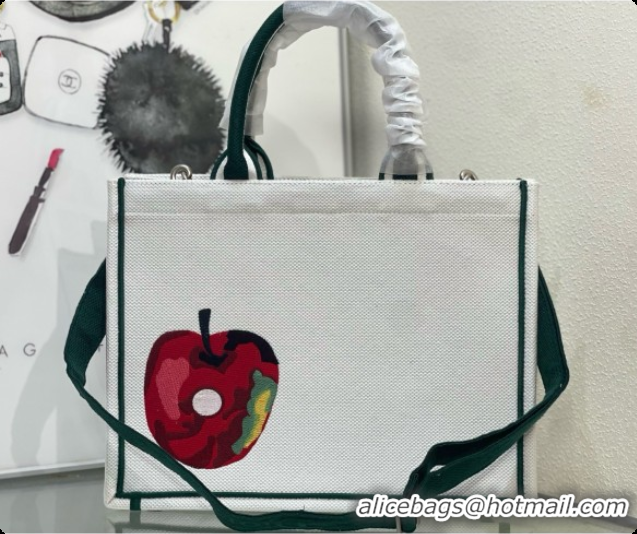 Best Quality Dior Medium Dior Book Tote with Strap in Multicolor Book Cover Embroidery D100744 2026