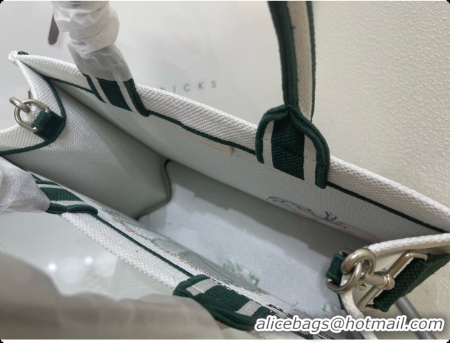 Best Quality Dior Medium Dior Book Tote with Strap in Multicolor Book Cover Embroidery D100744 2026