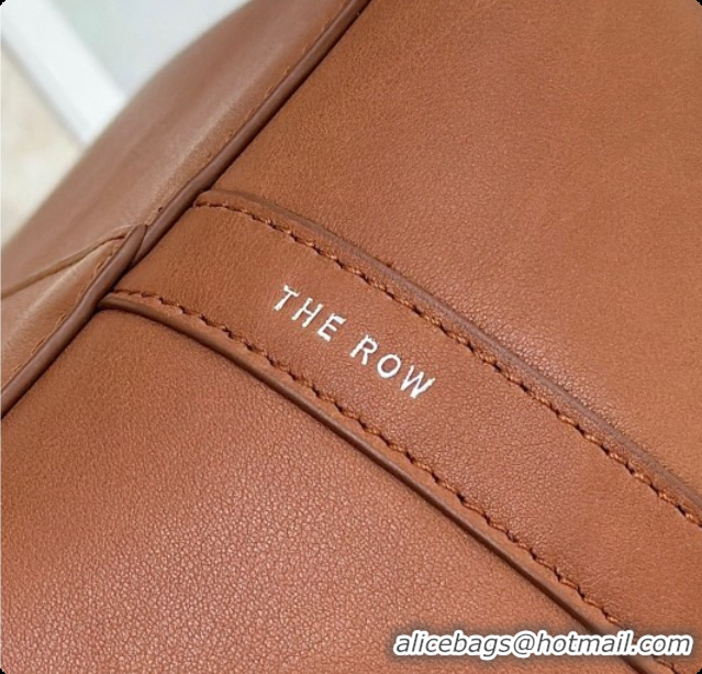 Shop The Row Park Bucket Bag in Masoni Leather Tan Brown 2026 8860