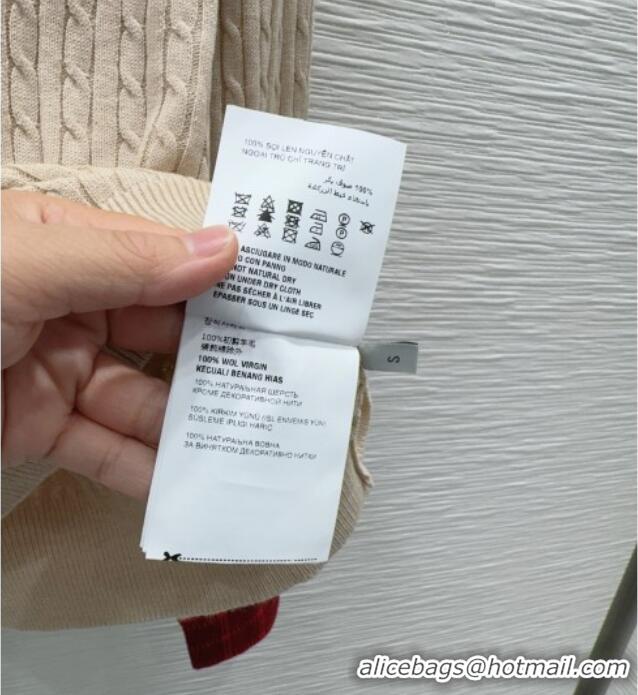 Buy Cheapest Miu Miu Wool Sweater M093053 Beige 2026