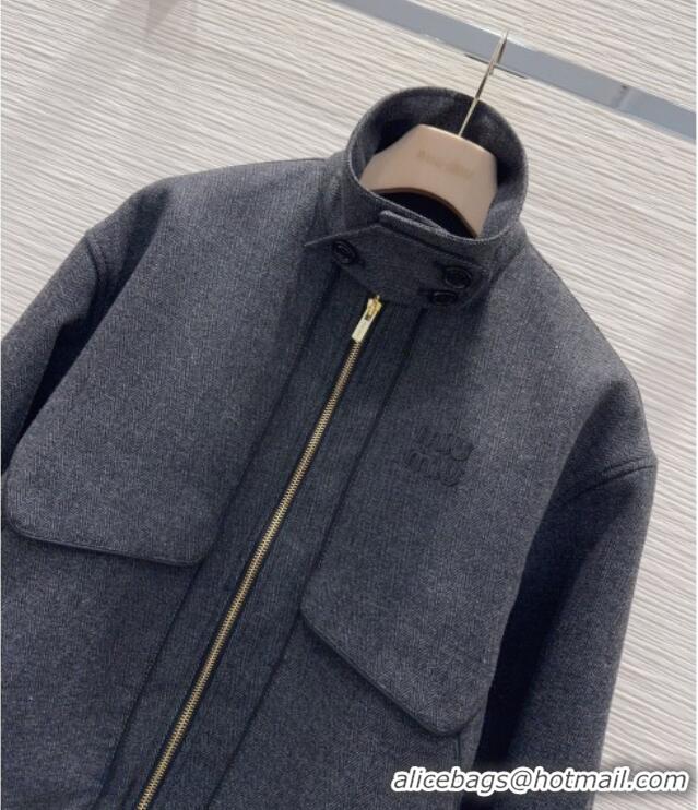 Most Popular Miu Miu Jacket M093054 Grey 2026