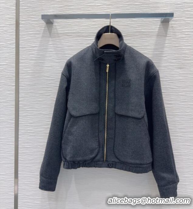 Most Popular Miu Miu Jacket M093054 Grey 2026