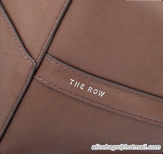 Good Looking The Row Park Bucket Bag in Masoni Leather 8860 Dark Brown 2026
