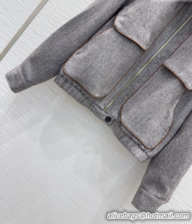 Best Quality Miu Miu Jacket M093055 Light Grey 2026