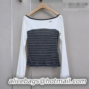 Good Product Miu Miu Top CH093058 White/Grey 2026