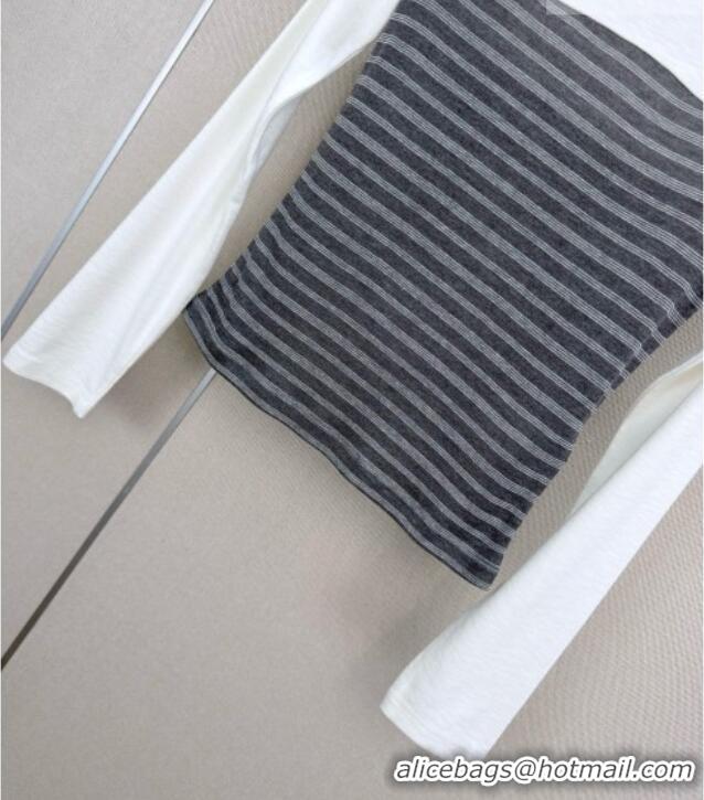 Good Product Miu Miu Top CH093058 White/Grey 2026