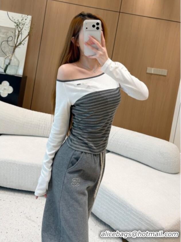 Good Product Miu Miu Top CH093058 White/Grey 2026