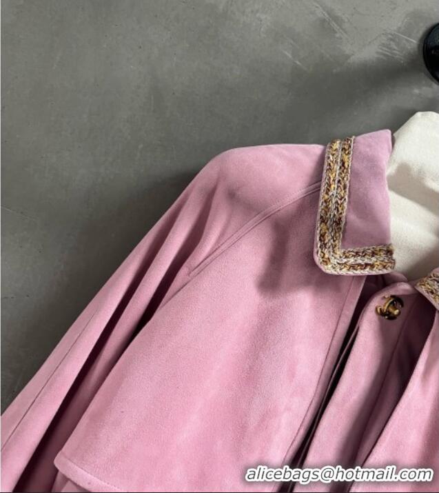 Best Price Chanel Suede Jacket CH100119 Pink 2026