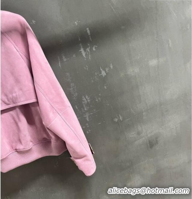 Best Price Chanel Suede Jacket CH100119 Pink 2026