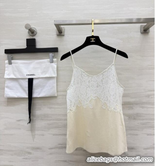 Best Product Chanel Silk Vest CH100126 Beige 2026