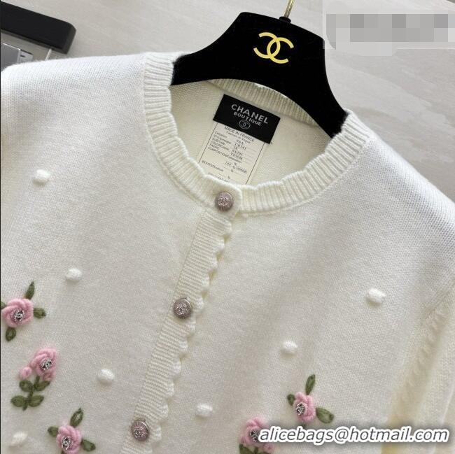 Famous Brand Chanel Cardigan CH100130 White 2026
