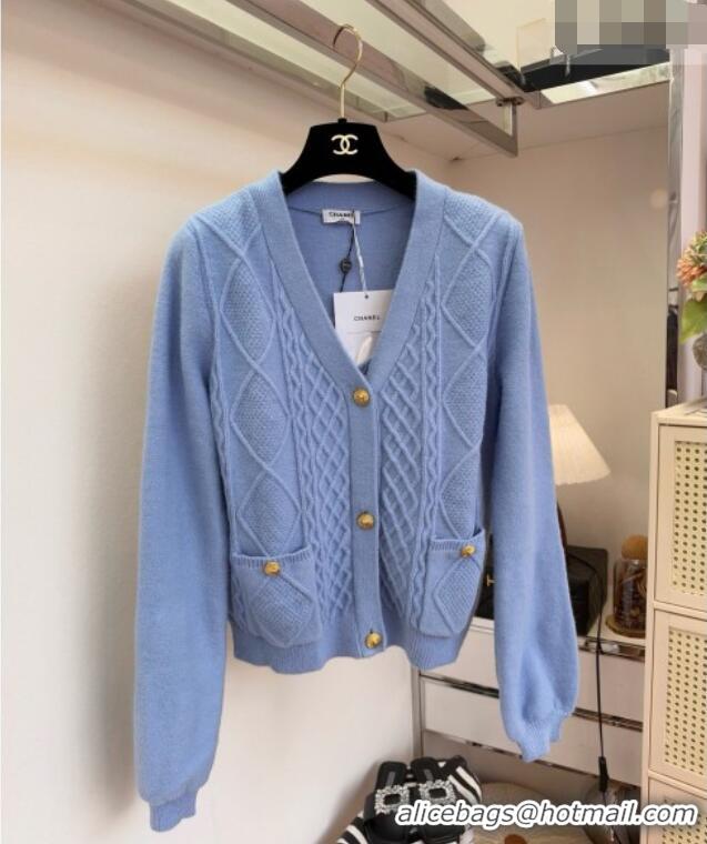 Best Product Chanel Wool Cardigan and Vest CH100606 Blue 2026