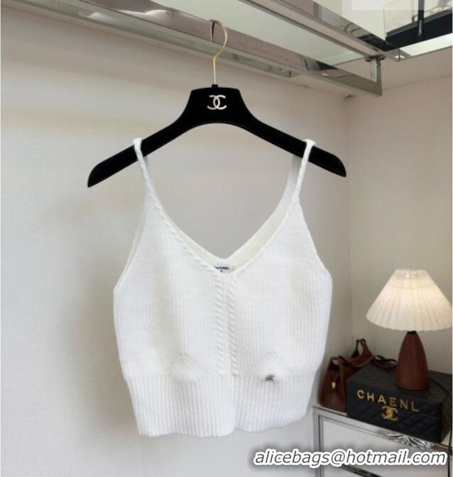 Luxury Discount Chanel Wool Cardigan and Vest CH100607 White 2026