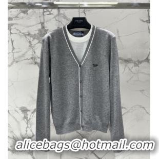 ​Buy Promotional Prada Knit Sweater P100102 Grey 2026