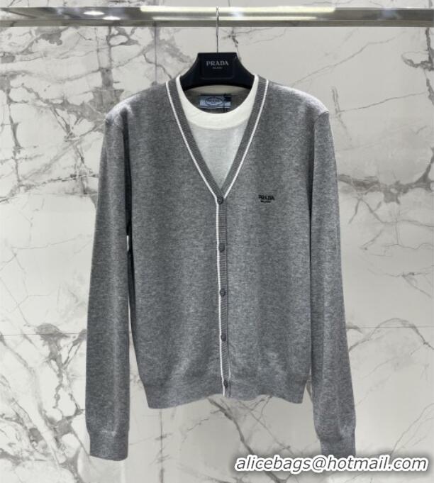​Buy Promotional Prada Knit Sweater P100102 Grey 2026