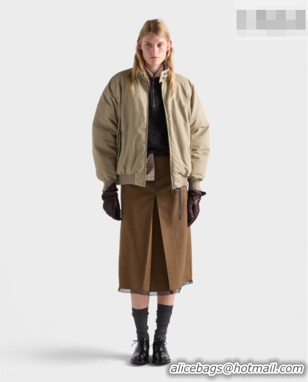 Best Price Prada Down Jacket P100617 Khaki 2026