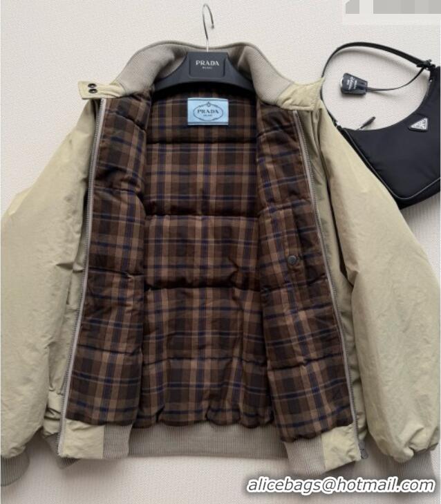 Best Price Prada Down Jacket P100617 Khaki 2026