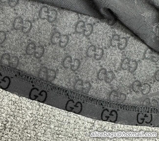 New Design Gucci GG Mesh Top G100117 Black 2026