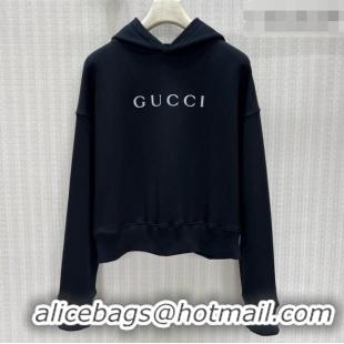Top Design Gucci Cotton Sweatshirt G100605 Black 2026