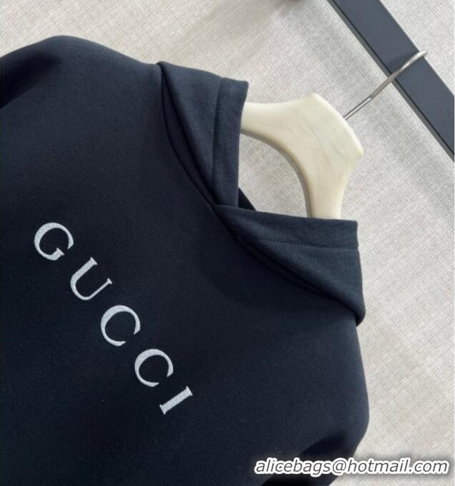 Top Design Gucci Cotton Sweatshirt G100605 Black 2026