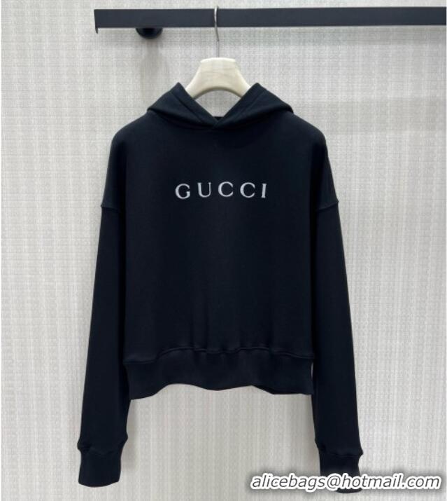Top Design Gucci Cotton Sweatshirt G100605 Black 2026