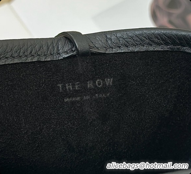 Buy New Cheap The Row N/S Park Crossbody Bag in Bonaudo Grained Leather 8859 Black 2026