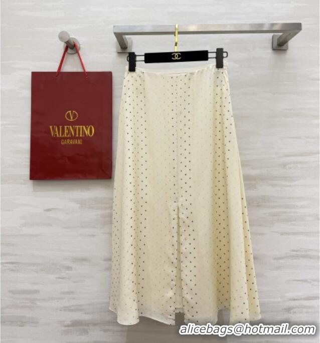Good Quality Valentino Silk Skirt V100127 Beige 2026