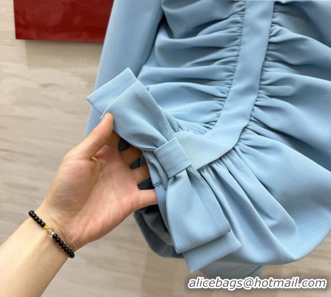 Best Price Discount Valentino Bow Top V100129 Blue 2026