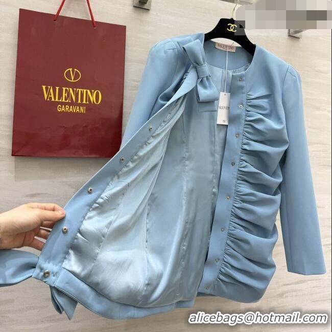 Best Price Discount Valentino Bow Top V100129 Blue 2026