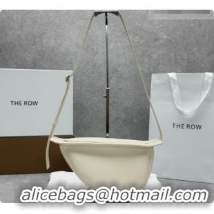 Cheaps The Row Banana Crossbody Bag in Grained Leather 1871 White 2026
