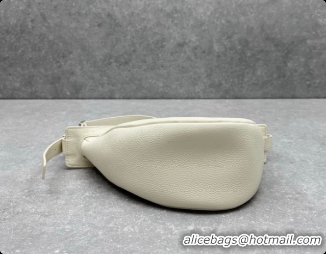 Cheaps The Row Banana Crossbody Bag in Grained Leather 1871 White 2026