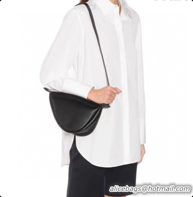 New Design The Row Banana Crossbody Bag in Grained Leather 1871 Chocolate 2026