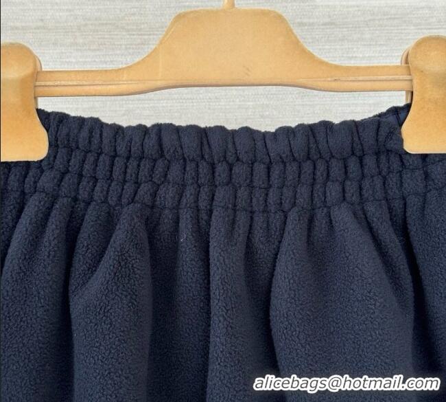 Shop Cheap Miu Miu Fleece Skirt M100144 Blue 2026