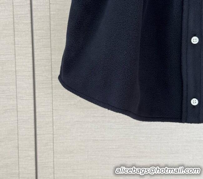 Shop Cheap Miu Miu Fleece Skirt M100144 Blue 2026