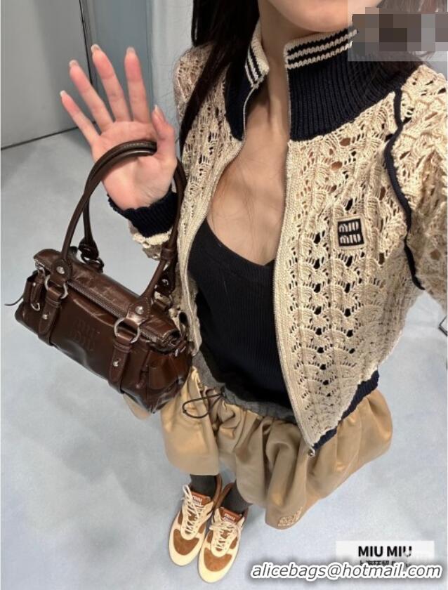 ​Top Design Miu Miu Skirt M100608 Khaki 2026